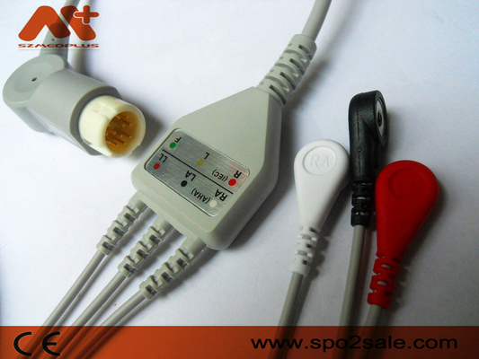 필립 적합한 3 리드 갑작스러운 1조각 ECG 환자케이블 - M1972A