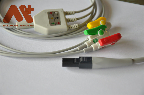 웰치 앨린 프로파큐 LT 3은 클립 적합한 직접 연결 ECG 케이블을 이끕니다
