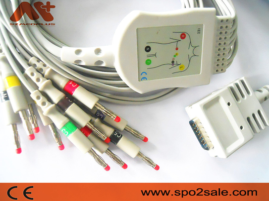 1.2M ECG 케이블 10은 E350 E350I E550 E560 EK10을 위한 012-0700-00 Ecg 도선을 이끕니다