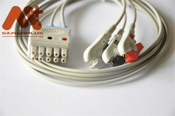 미국 심장 학회 Ecg 케이블 3 리드 클립 GE 의료 마커트 412682-001