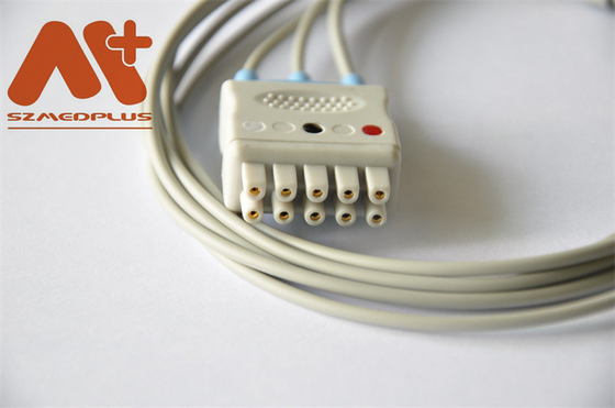 미국 심장 학회 Ecg 케이블 3 리드 클립 GE 의료 마커트 412682-001