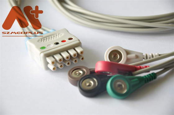 GE 의료 마커트 ECG 환자케이블 5는 갑작스러운 411202-001을 이끕니다