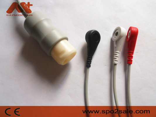 필립 적합한 3 리드 갑작스러운 직접 연결 ECG 케이블 - M1733A