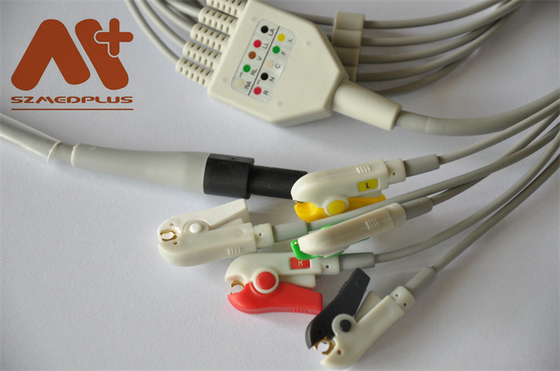 웰치 앨린 프로파큐 LT 5는 클립 적합한 직접 연결 ECG 케이블을 이끕니다