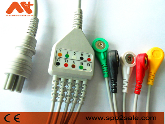 코린 BP-88S BP-S510 M9500 환자 모니터 케이블  Ecg 6 핀 케이블