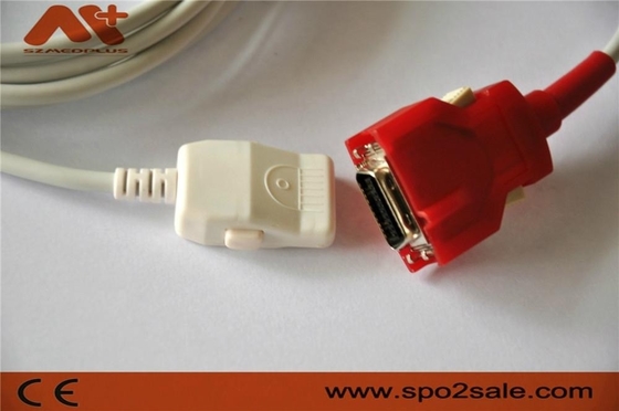 2.4M 20Pin Spo2 어댑터 케이블 빨간색 PC-04 (2058) PC-08 (2059) PC-12 (2060)