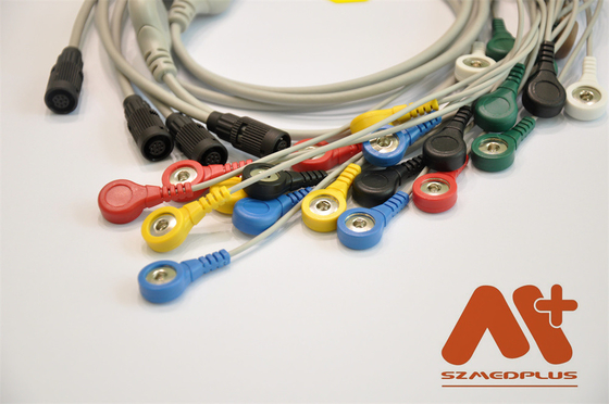 호환 Valenta Mn-08 7 납 홀터 ECG 케이블