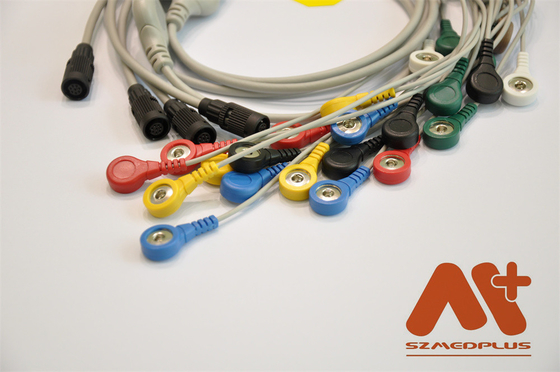 호환 Valenta Mn-08 7 납 홀터 ECG 케이블