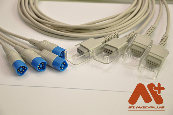 환자 모니터 Spo2 연장 케이블 ISO13485 필립 M1943AL